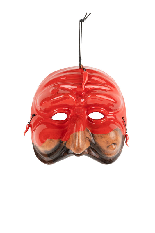 Maschera Pulcinella Grande 23x22 cm