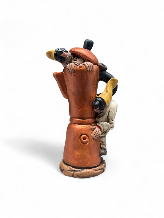 Coffee cup - terracotta sculpture