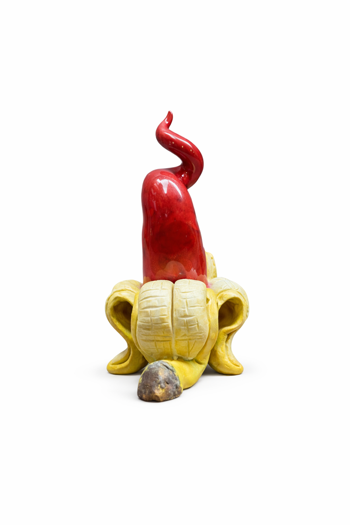 Banana Portafortuna - Smaltata 18 cm