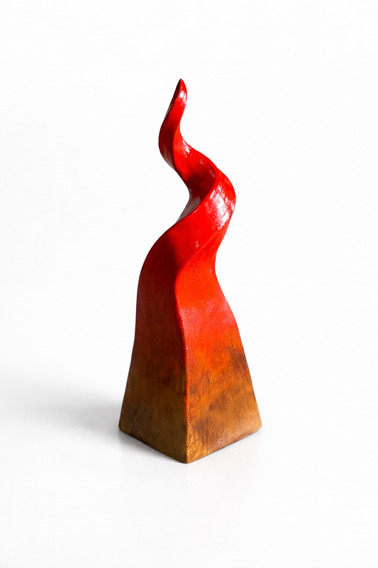 Corno portafortuna 25 cm - Base quadrata