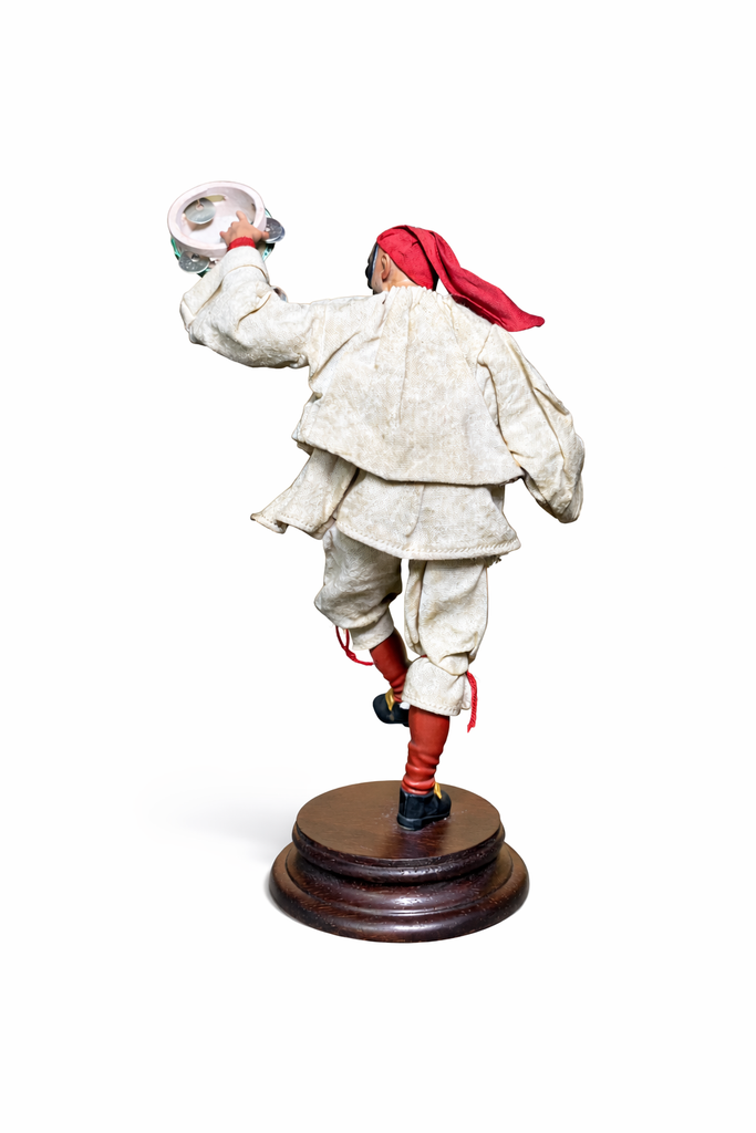 Pulcinella con Mandolina 20 cm - Varios Colores