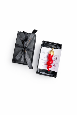 Corno Portafortuna con Corona a Spirale – 6 cm