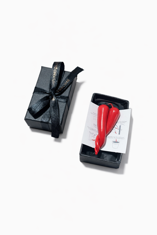 Corno Portafortuna Intrecciato – 6 cm