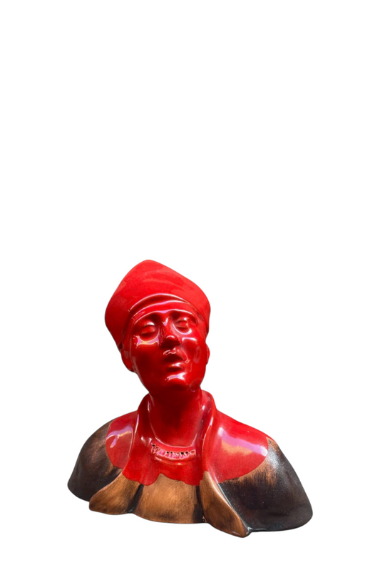 Busto de San Gennaro - Escultura de terracota (20 cm)