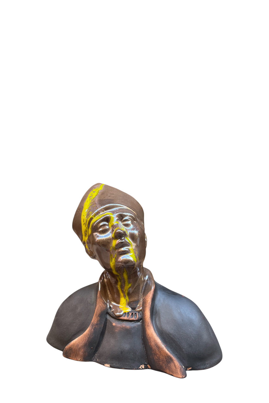 Busto de San Gennaro - Escultura de terracota (20 cm)
