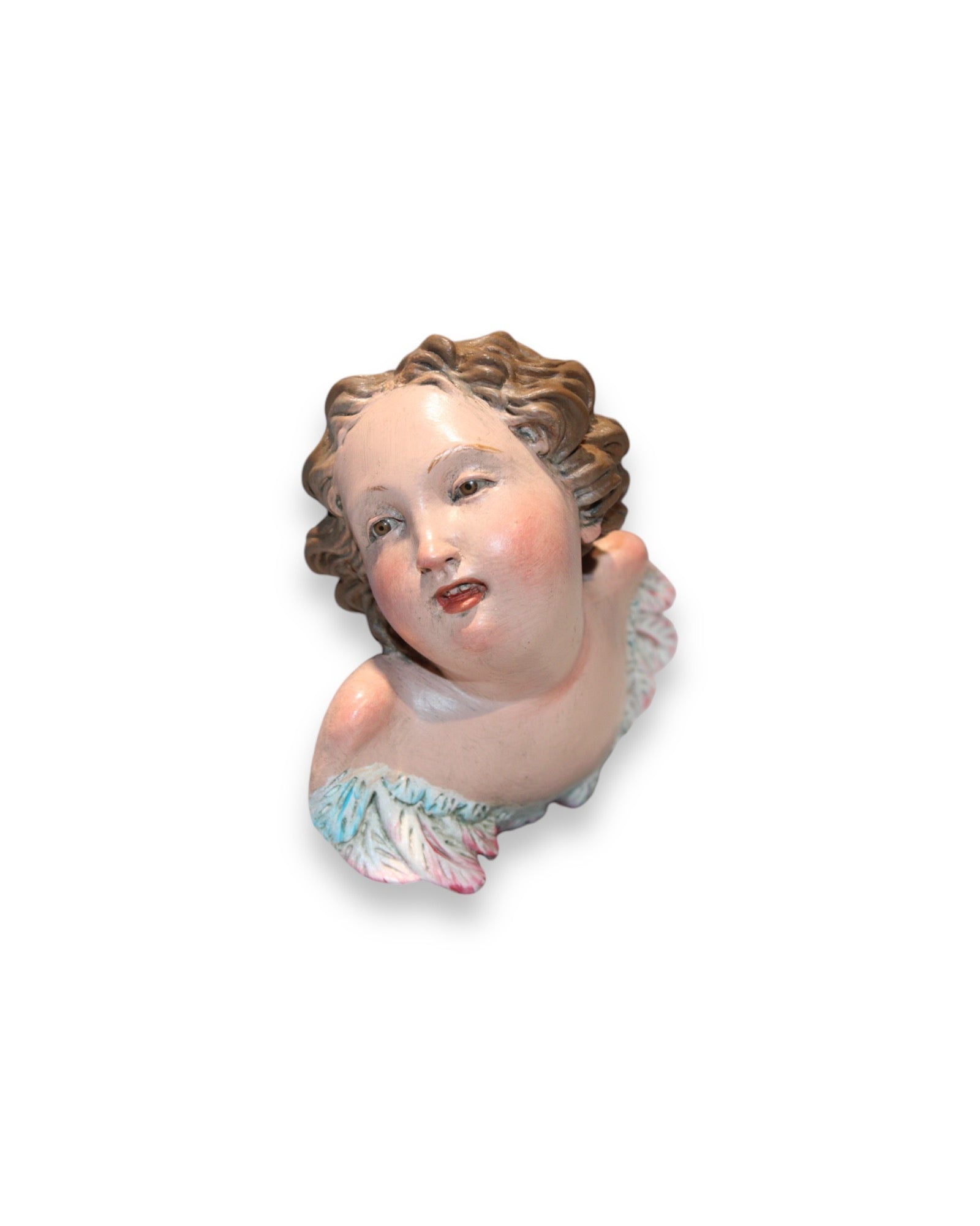 Cherubino Sx - Escultura de terracota (6x7cm)