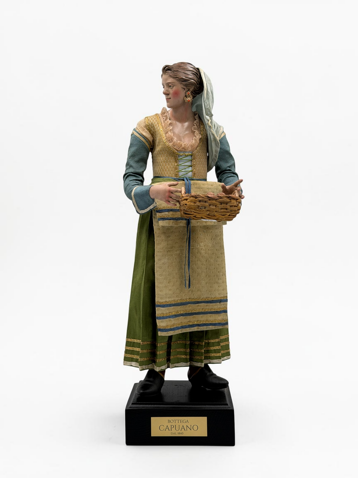 Dama noble – Escultura de belén en terracota (40 cm)