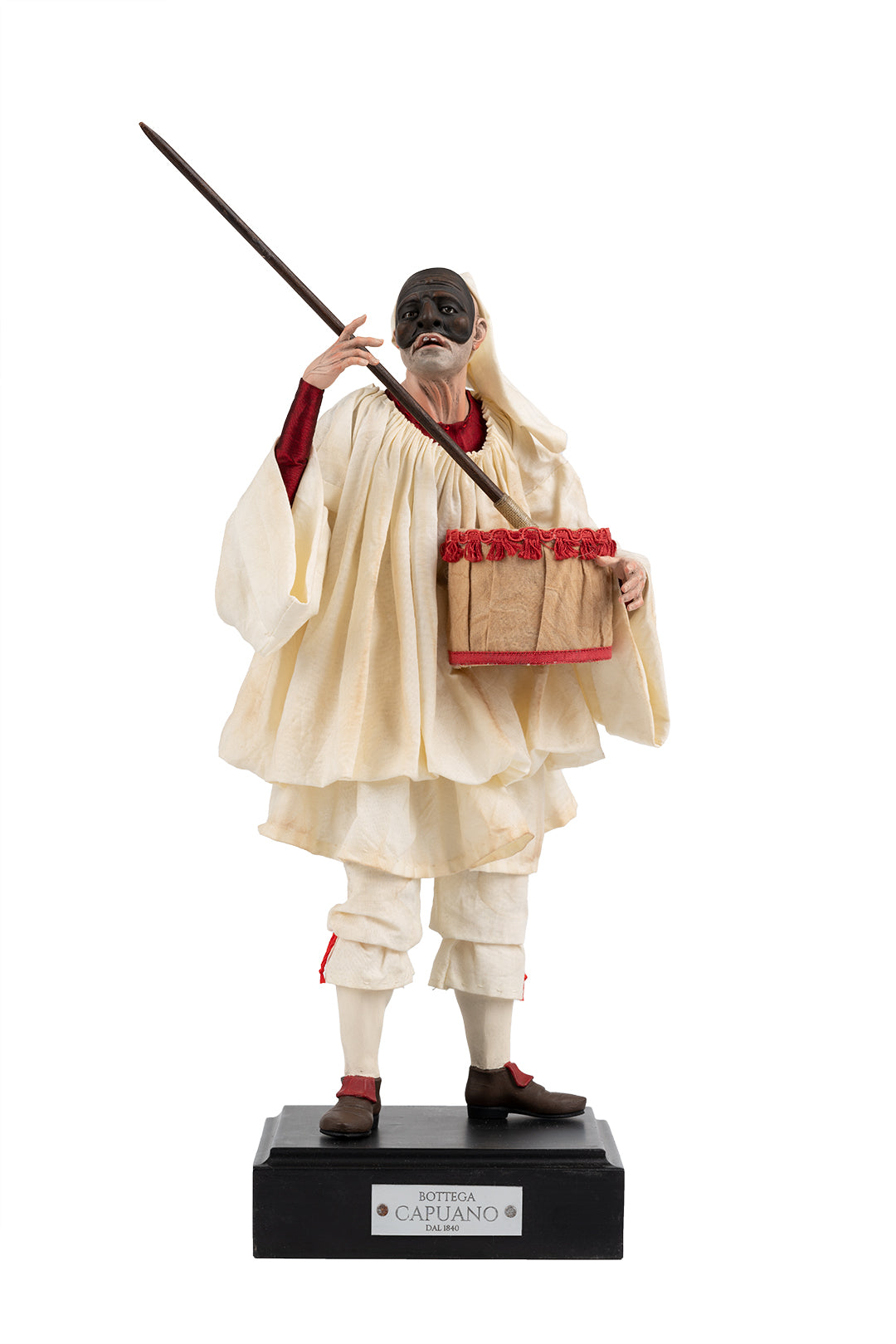Pulcinella con putipù 35 cm