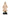 Oriental dwarf with monkey - nativity sculpture (34 cm)