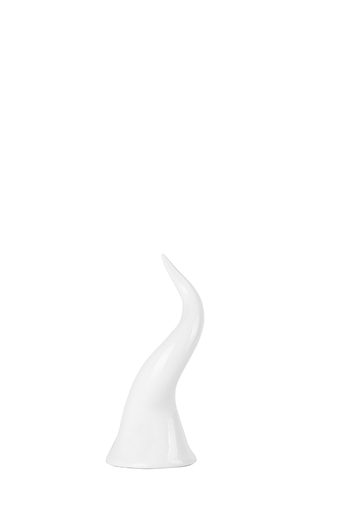 Corno Portafortuna Bianco - Varie Misure