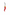 Corno Portafortuna con Corona – Dipinto – 6 cm