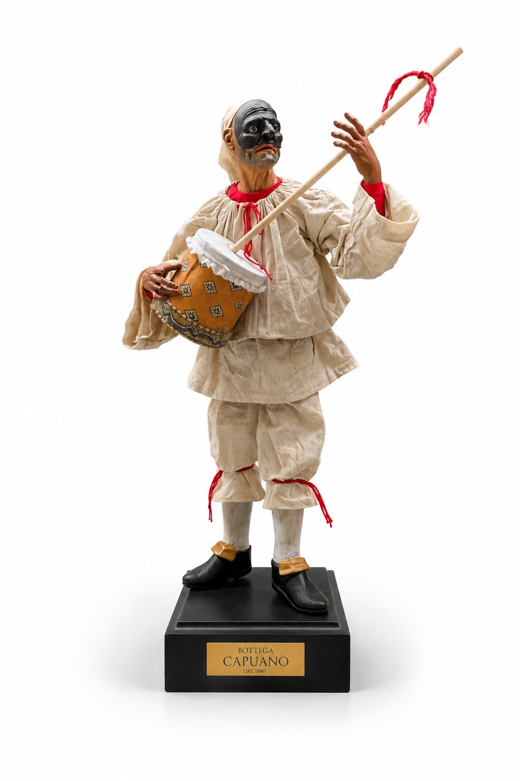 Pulcinella putipù - sculpture 35 cm