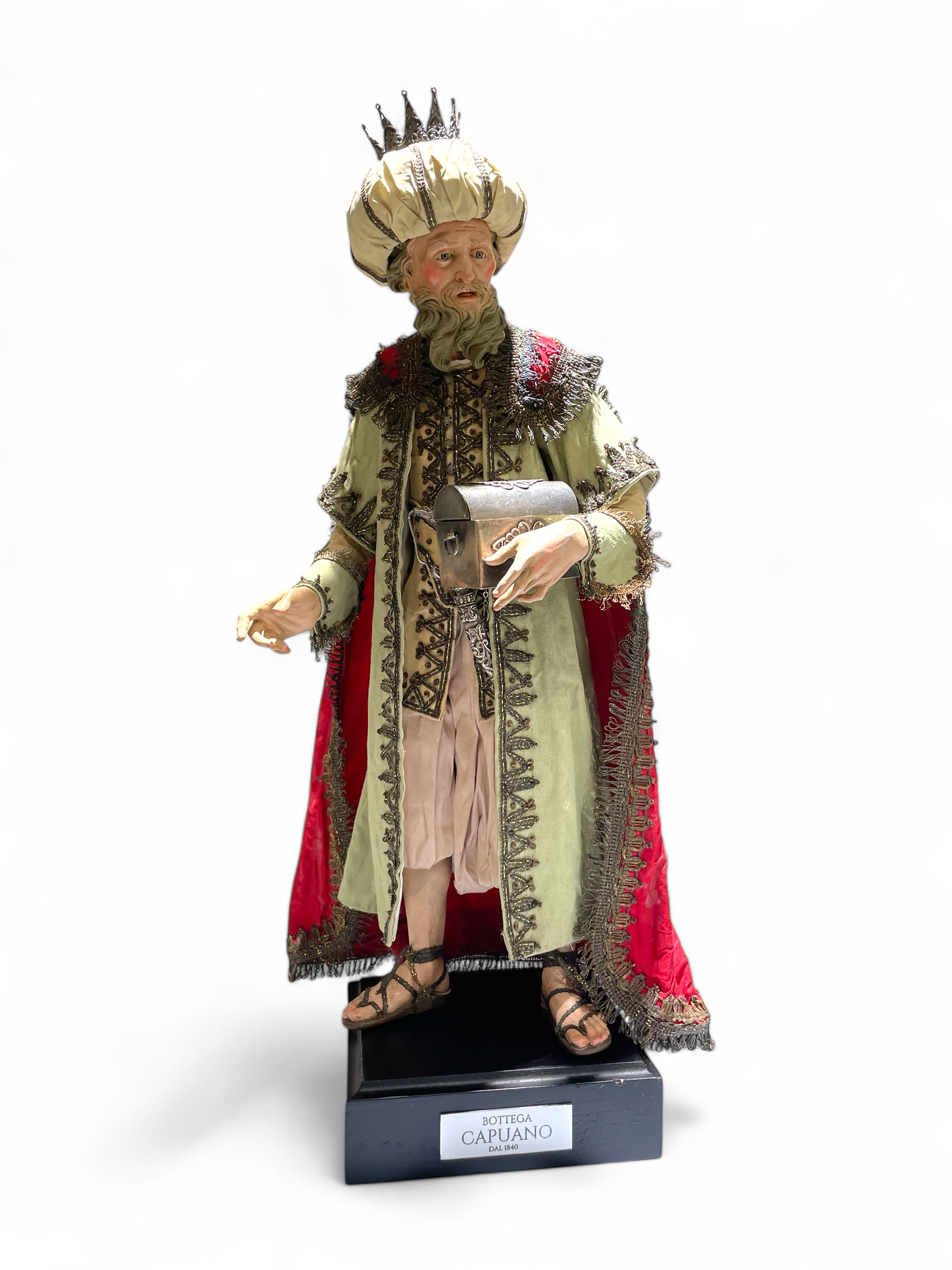 Tris Re Magi - Scultura presepiale (40 cm)