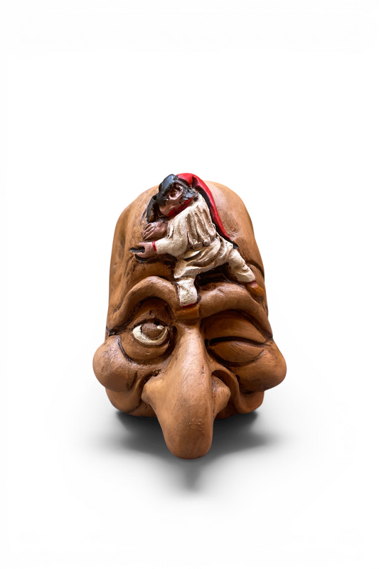 Maschera Pulcinella 8x6 cm