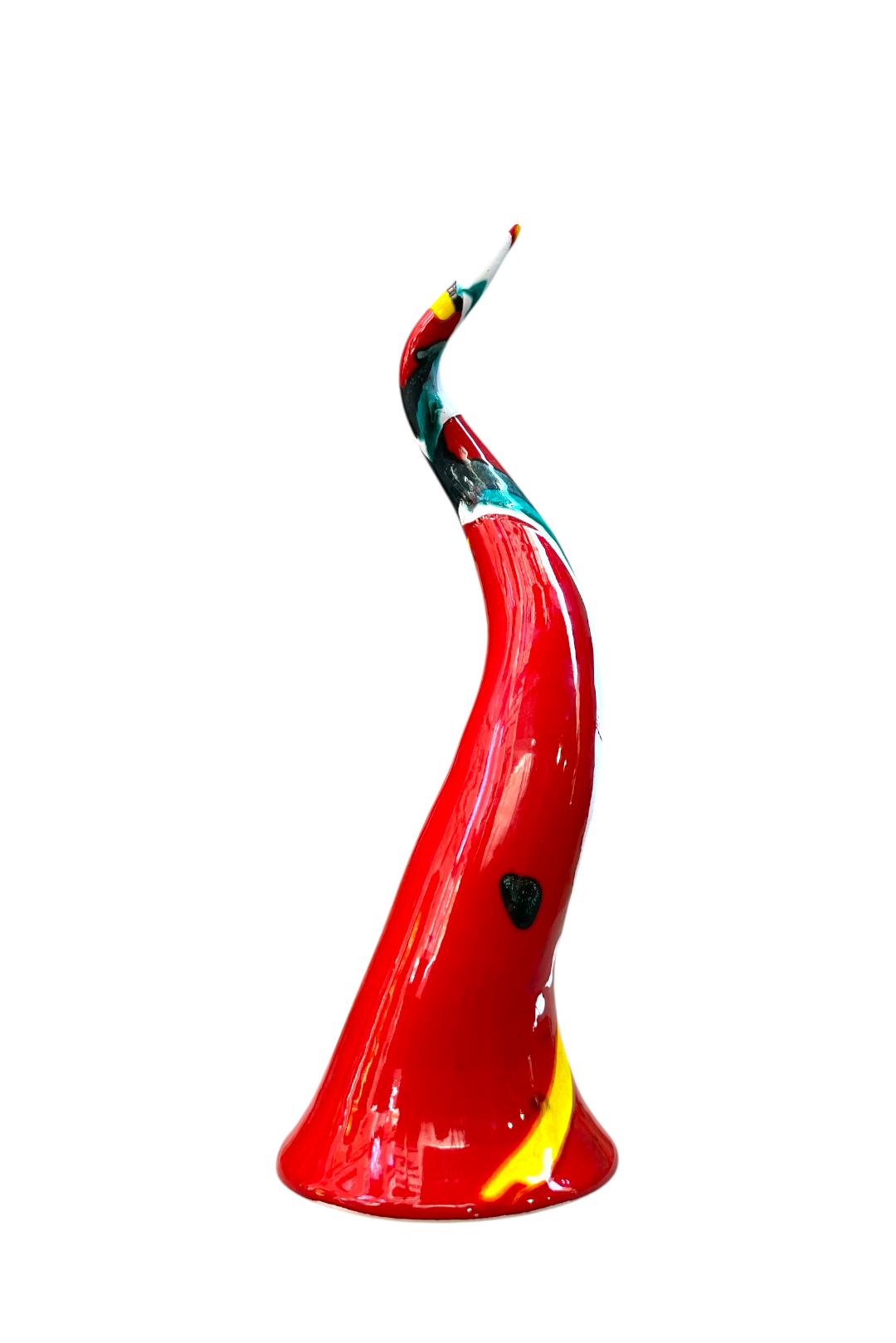 Cuerno de la suerte multicolor - 40 cm