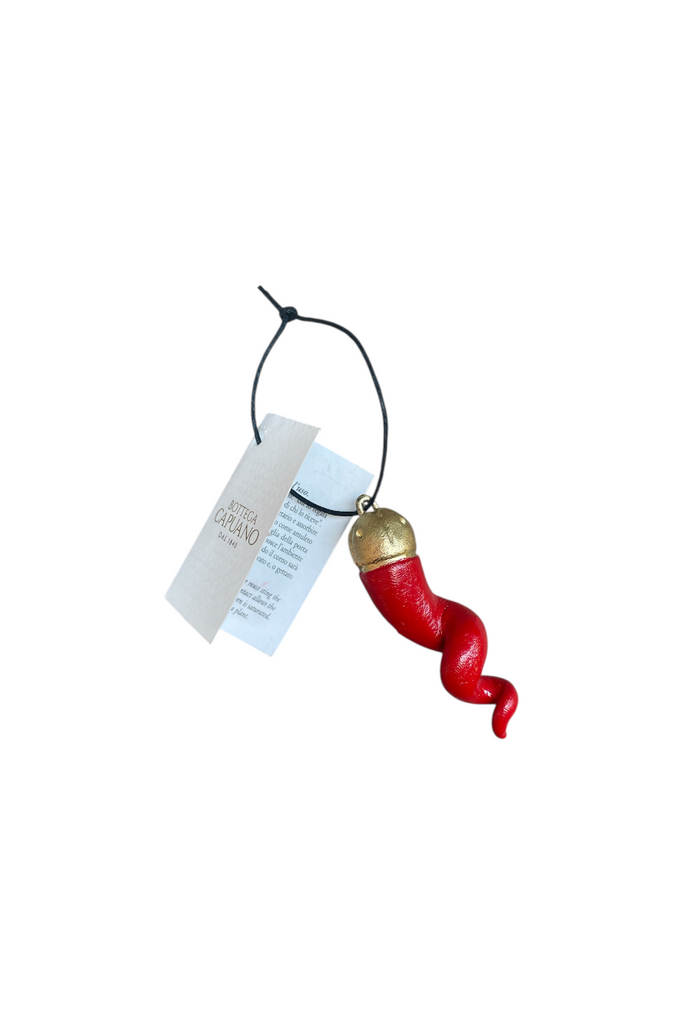 Corno con corona a spirale - Dipinto 6 cm