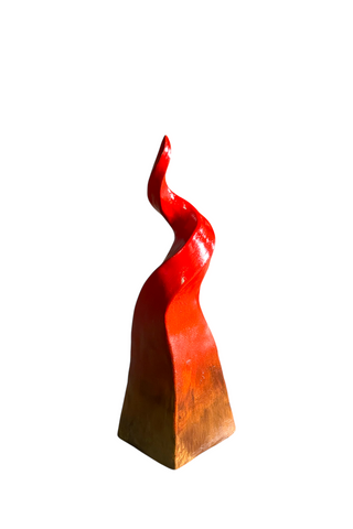 Corno portafortuna 25 cm - Base quadrata