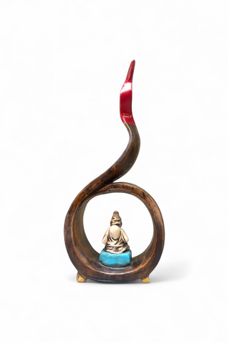 Corno con Pulcinella Ma Vafanc** 30 cm - Limited edition