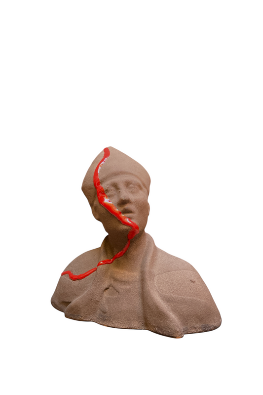 Busto de San Gennaro - Escultura de terracota (20 cm)