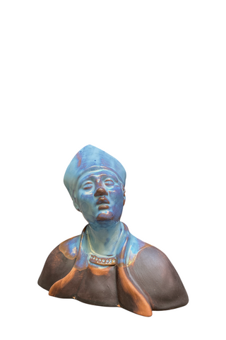 Busto San Gennaro Azzurro 20 cm