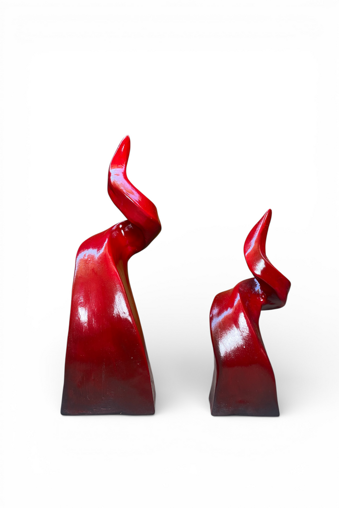 Mini Corno Portafortuna 12 cm - Base quadrata