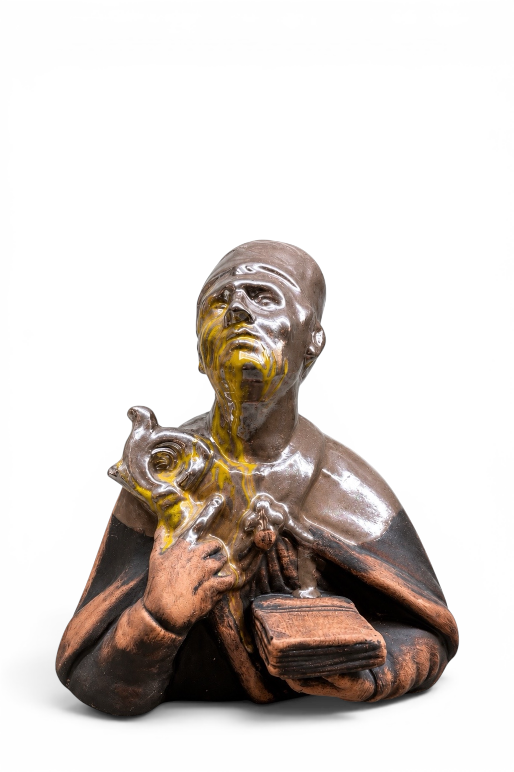 San Gennaro Bust with Crosier 20 cm