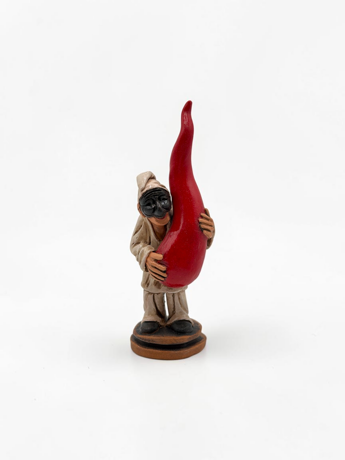 Pulcinella con Corno 15 cm