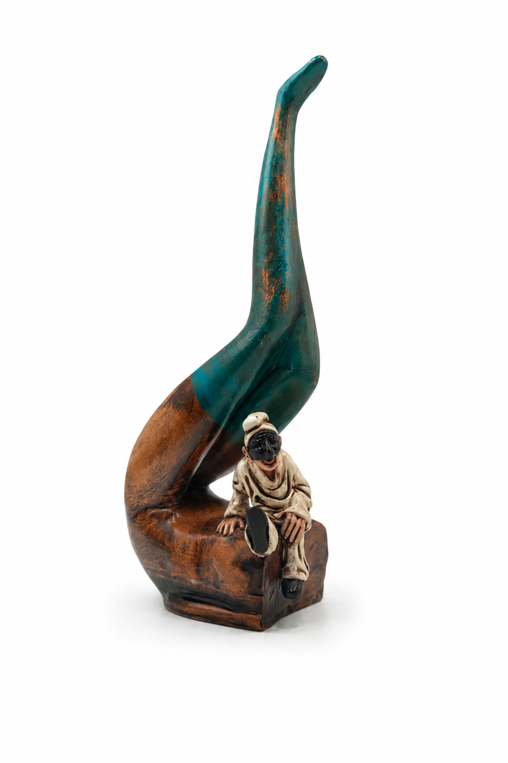 Corno Gambe con Pulcinella 27 cm