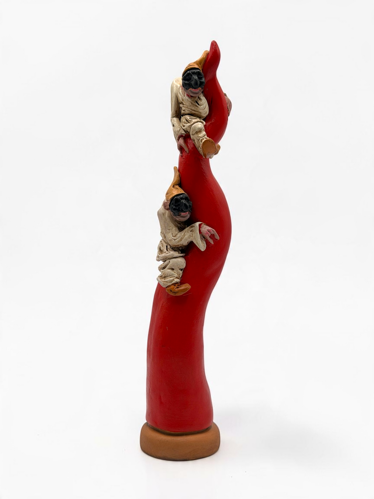 Glückshorn mit Pulcinella 25 cm