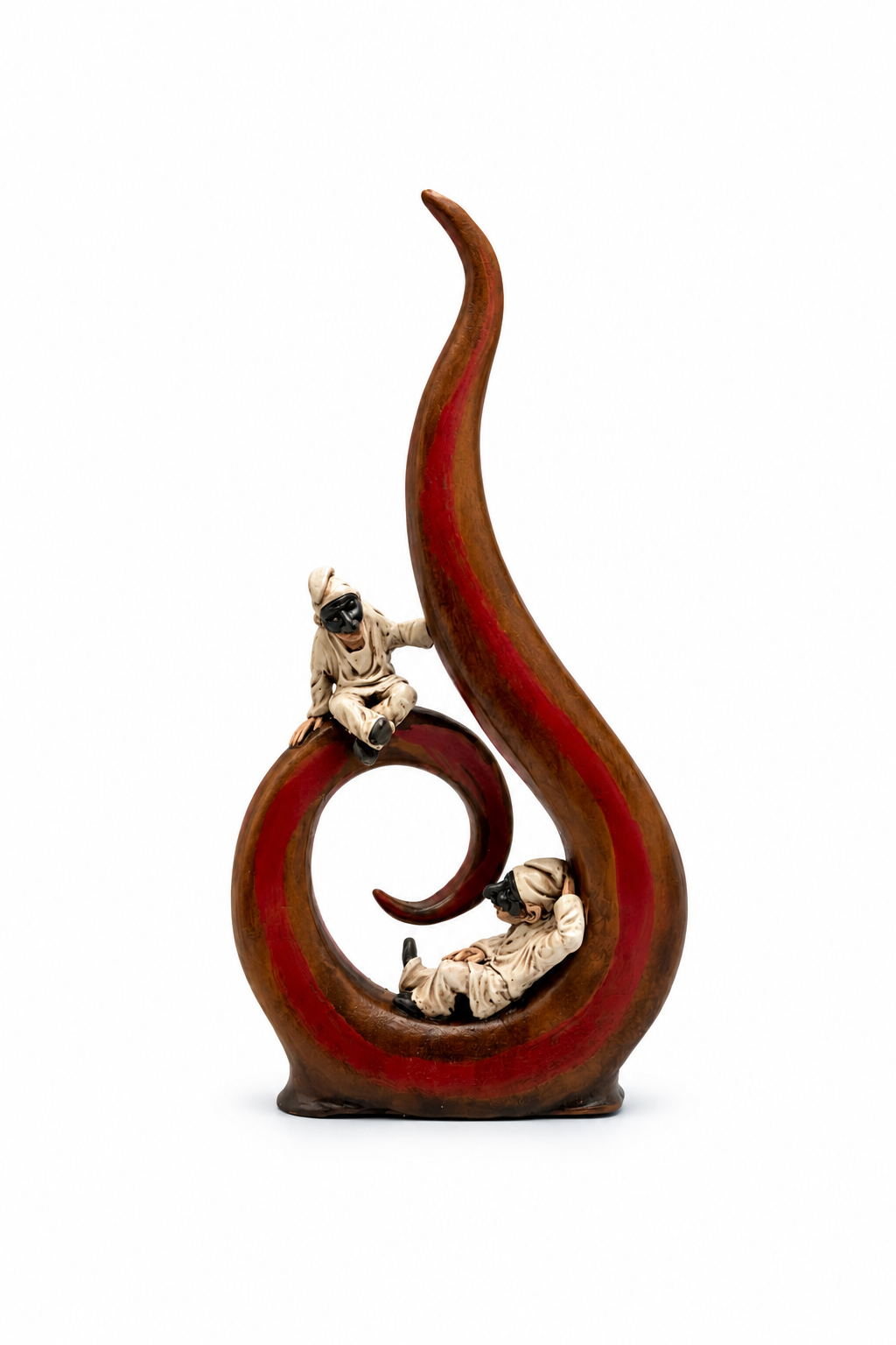 Cuerno de Pulcinella - Escultura de terracota (30 cm)