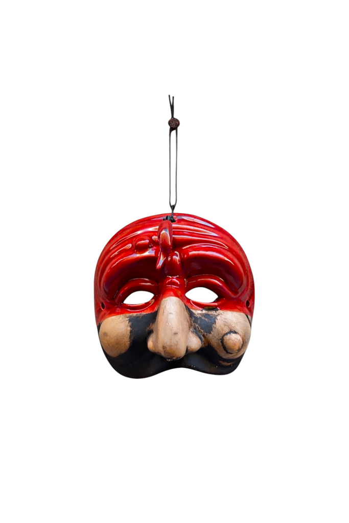 Maschera Pulcinella Piccola 10x10 cm