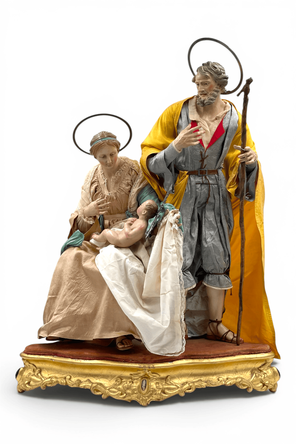 Natività su Base Barocca 40 cm