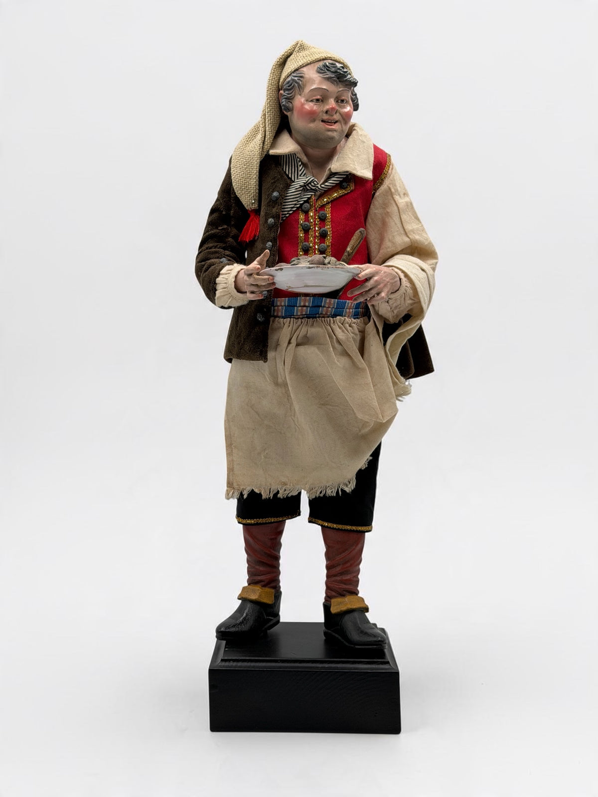 Adelige Dame – Krippenskulptur aus Terrakotta (40 cm)