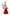 Pulcinella 25 cm su Corno Portafortuna