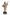 Pulcinella con putipù - Escultura 35 cm