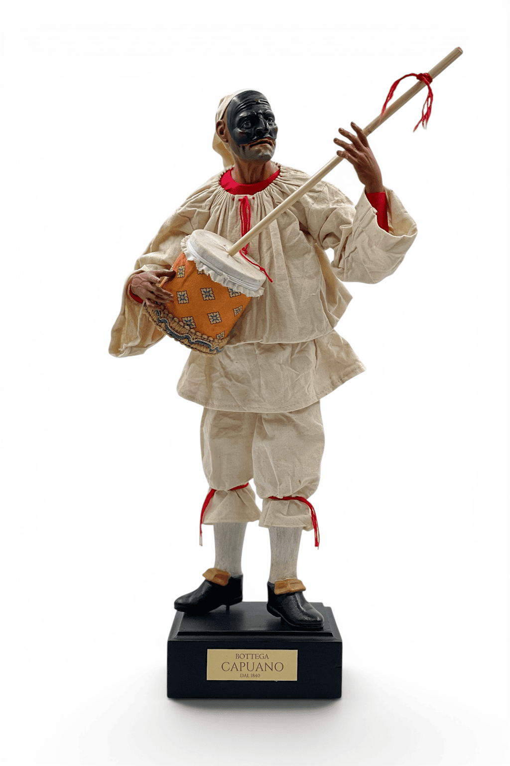 Pulcinella putipù - sculpture 35 cm