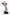 Pulcinella with tambourine - sculpture 25 cm