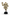Pulcinella con Tamburello 35 cm