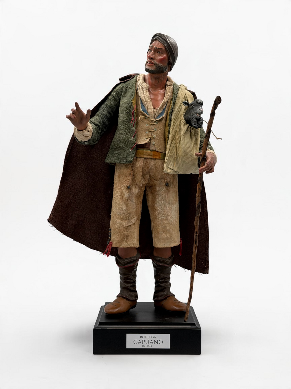 Adelige Dame – Krippenskulptur aus Terrakotta (40 cm)