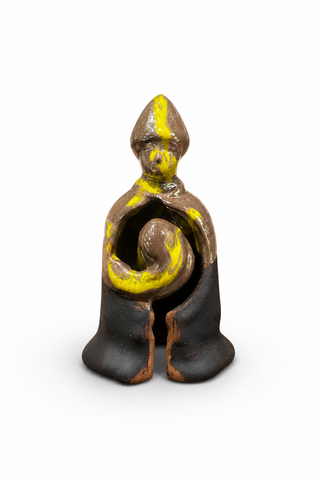 San Gennaro Stilizzato con Bastone Pastorale - 15 cm