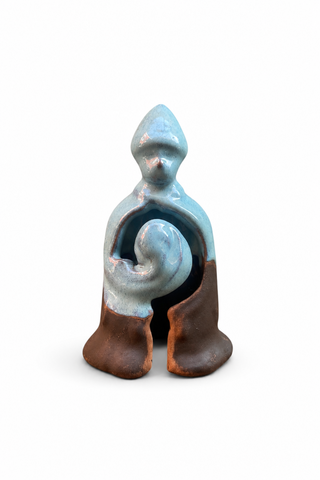 San Gennaro Stilizzato con Bastone Pastorale - 15 cm