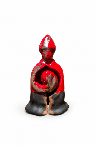 San Gennaro Stilizzato con Bastone Pastorale - 15 cm