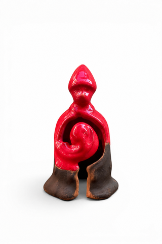 San Gennaro Stilizzato con Bastone Pastorale - 15 cm