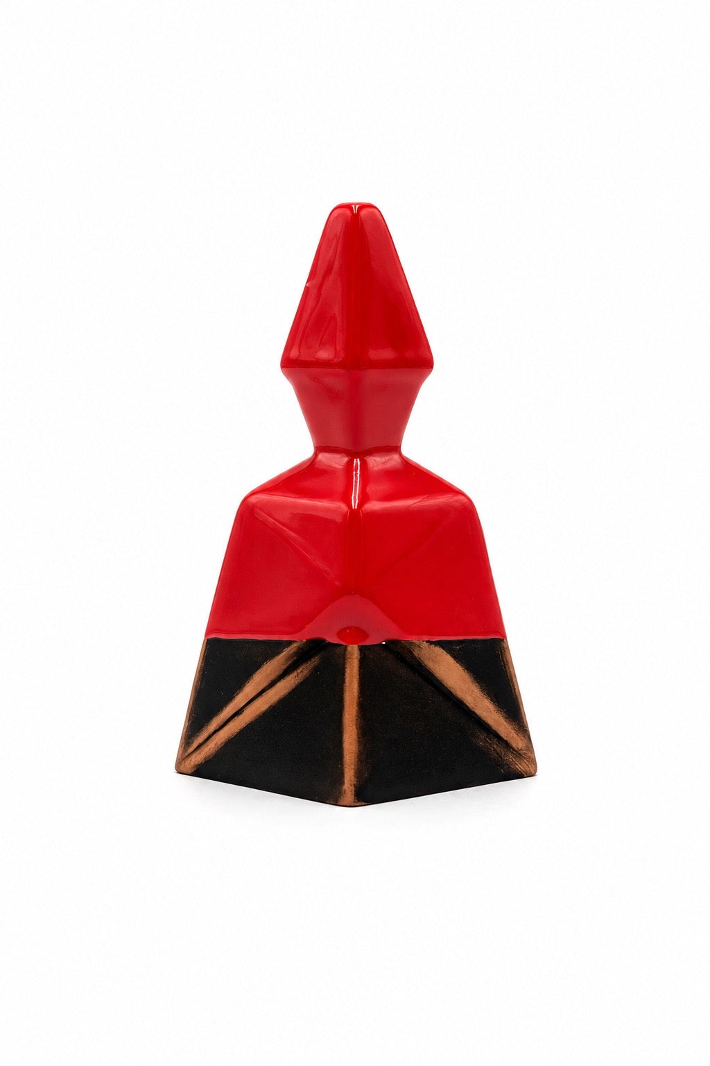 Geométrico San Gennaro - Escultura de terracota (15 cm)