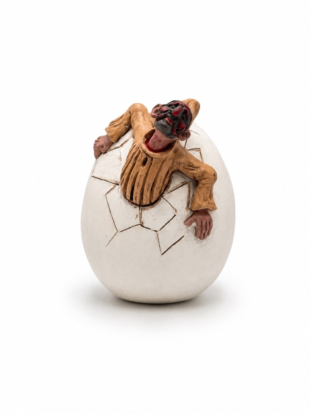 Uovo di Pulcinella 14 cm