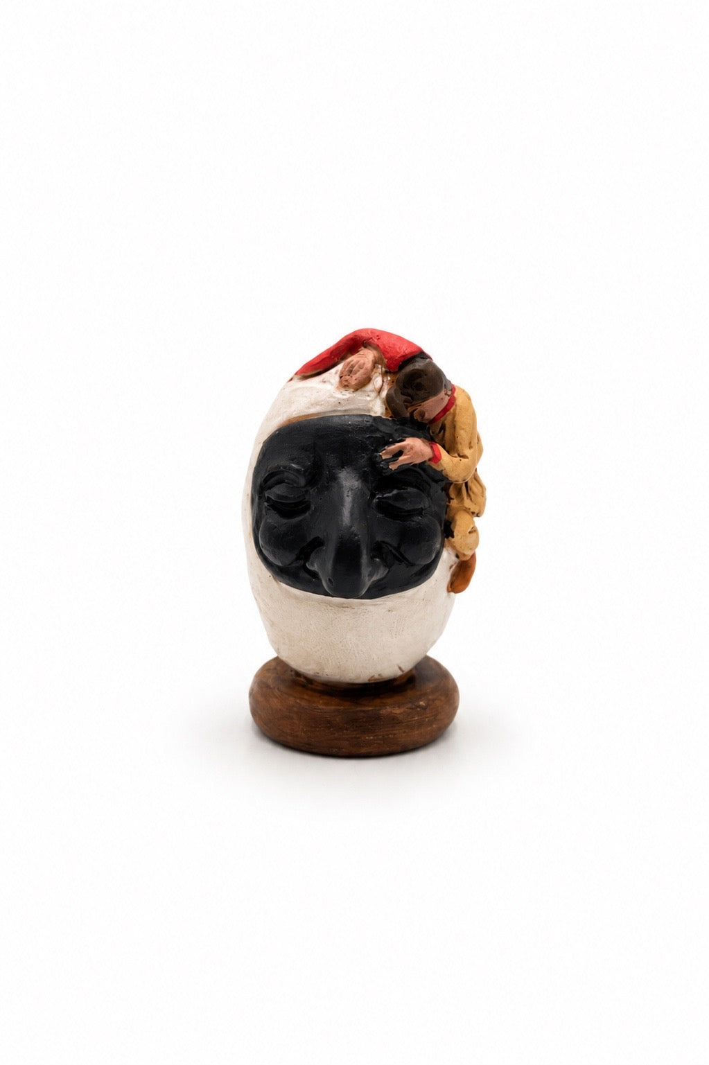 Mini Huevo - Escultura de Terracota (6 cm)
